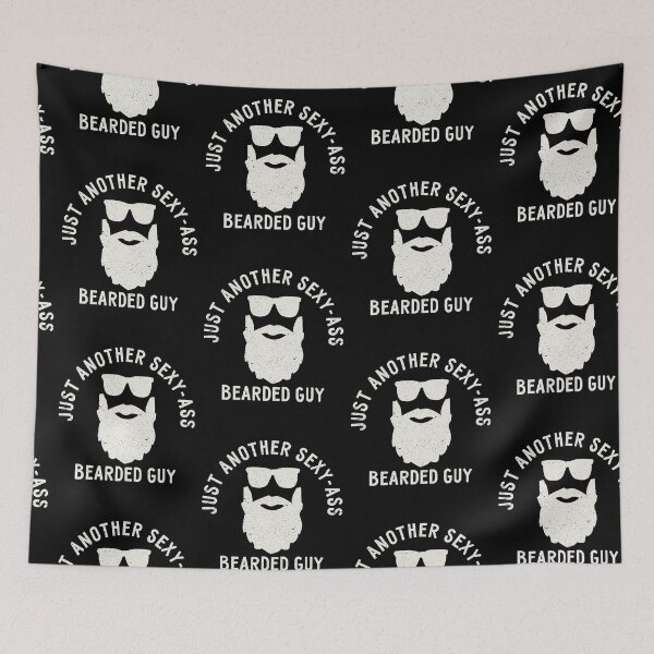 Item preview, Man with a beard design.  just another sexy ass bearded guy. designed and sold by NobelFashion.