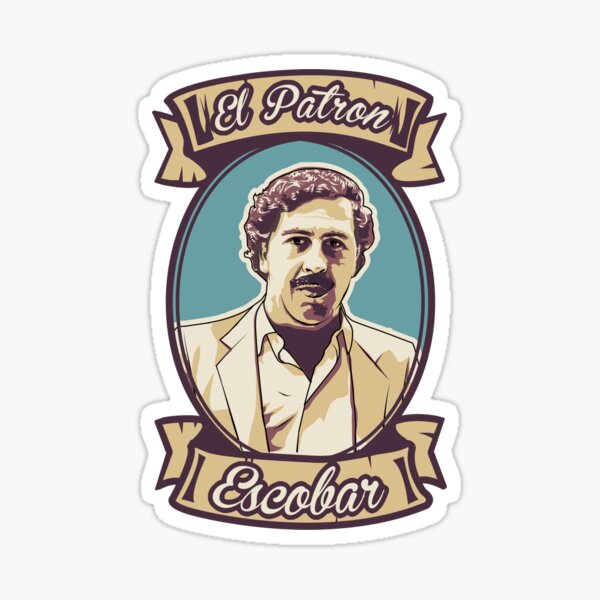 Pablo Escobar - El Patrón Pegatina