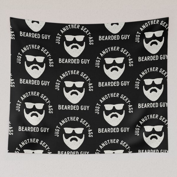 Item preview, Beard design.  just another sexy ass bearded guy.  designed and sold by NobelFashion.