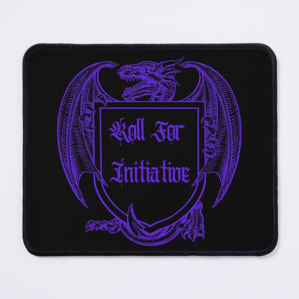 Item preview, Roll for Initiative (Purple Crest) designed and sold by RockNRole.
