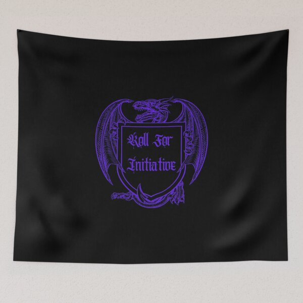 Item preview, Roll for Initiative (Purple Crest) designed and sold by RockNRole.