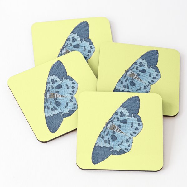 Item preview, Blue Tiger Moth in Watercolor designed and sold by euniza.