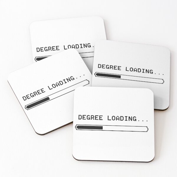 Item preview, Degree Loading- Black text designed and sold by maryhop.
