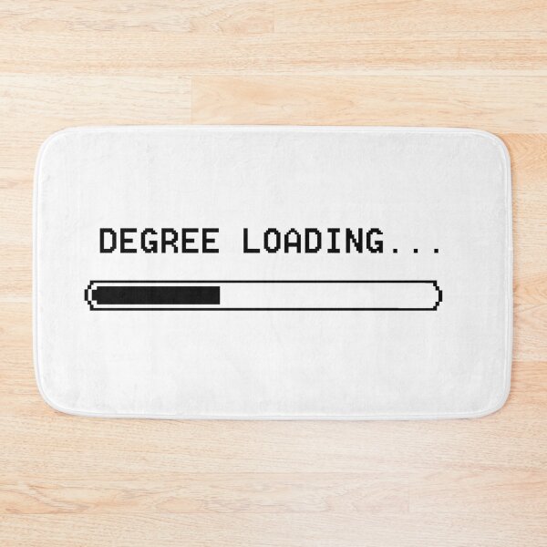 Item preview, Degree Loading- Black text designed and sold by maryhop.