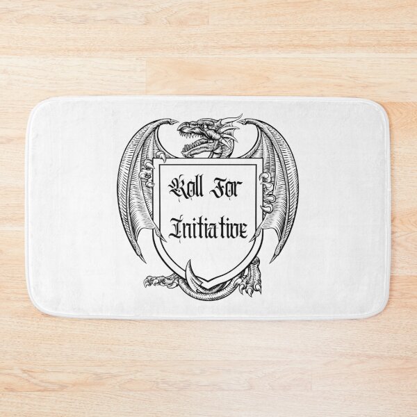Item preview, Roll for Initiative (Black Crest) designed and sold by RockNRole.