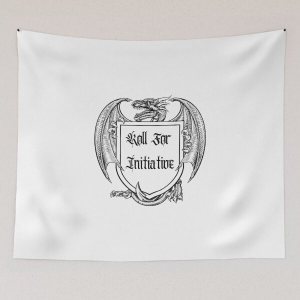 Item preview, Roll for Initiative (Black Crest) designed and sold by RockNRole.