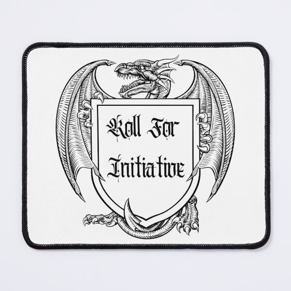 Item preview, Roll for Initiative (Black Crest) designed and sold by RockNRole.