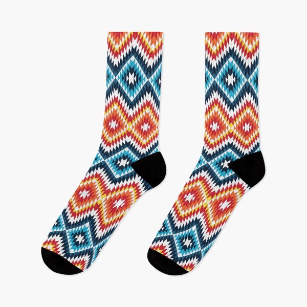 Item preview, colorful ethnic geometric pattern designed and sold by GeomePattern.