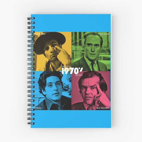 Item preview, Iconic actors 1970s - The new American-style wave - quadra color designed and sold by Moviefolie.