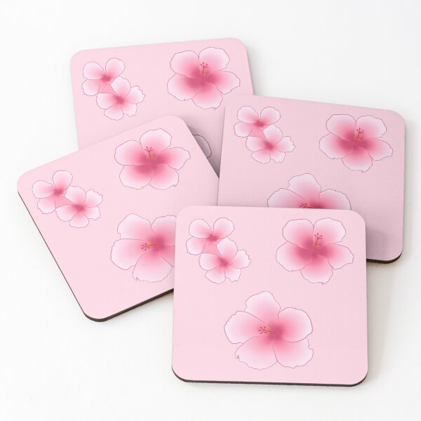 Item preview, Pink hibiscus hawaiian flowers pack designed and sold by Lemonshaaark.