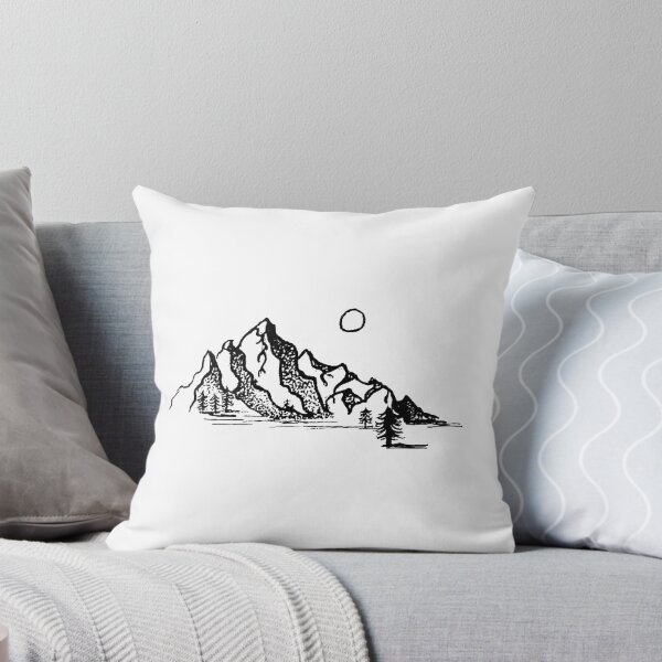 Item preview, Moonlit Mountains designed and sold by Sketchtones.