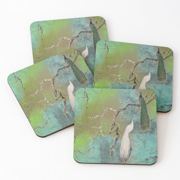 Item preview, Abstract design with peacocks designed and sold by SandraC-Duarte.