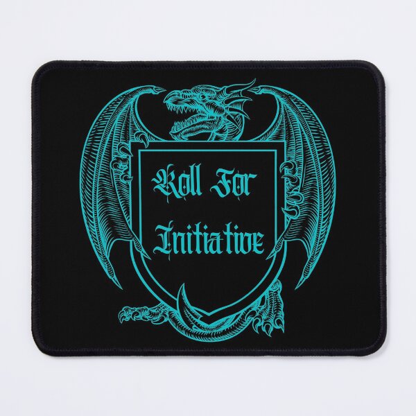 Item preview, Roll for Initiative (Blue Crest) designed and sold by RockNRole.