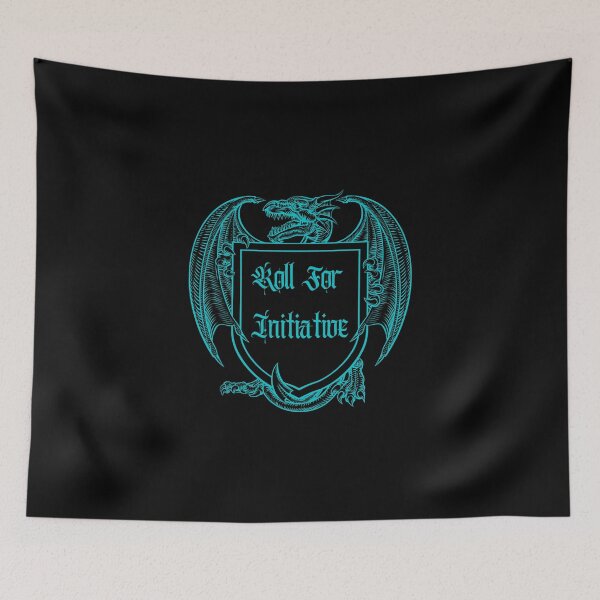 Item preview, Roll for Initiative (Blue Crest) designed and sold by RockNRole.