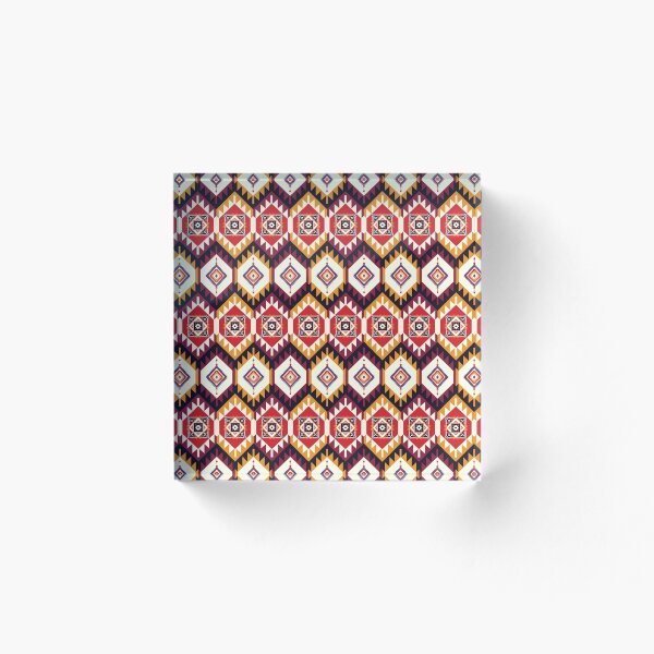 Item preview, colorful ethnic geometric pattern designed and sold by GeomePattern.