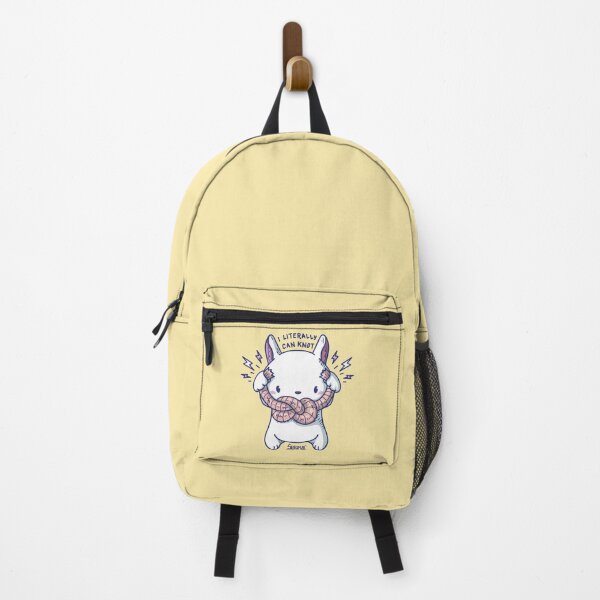Item preview, Kawaii Cute bunny rabbit with knot and quote "I literally can knot" pun designed and sold by SPIRIMAL.
