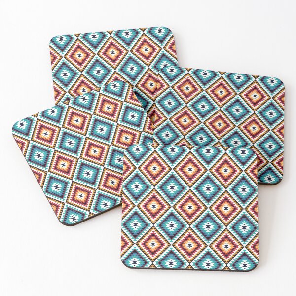 Item preview, colorful ethnic geometric pattern designed and sold by GeomePattern.