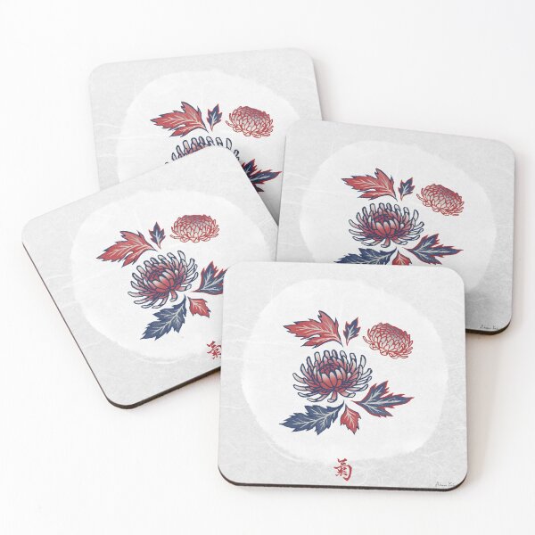 Item preview, Chrysanthemum / Kiku Flower(菊) designed and sold by IZANAMI By Akane Yabushita.