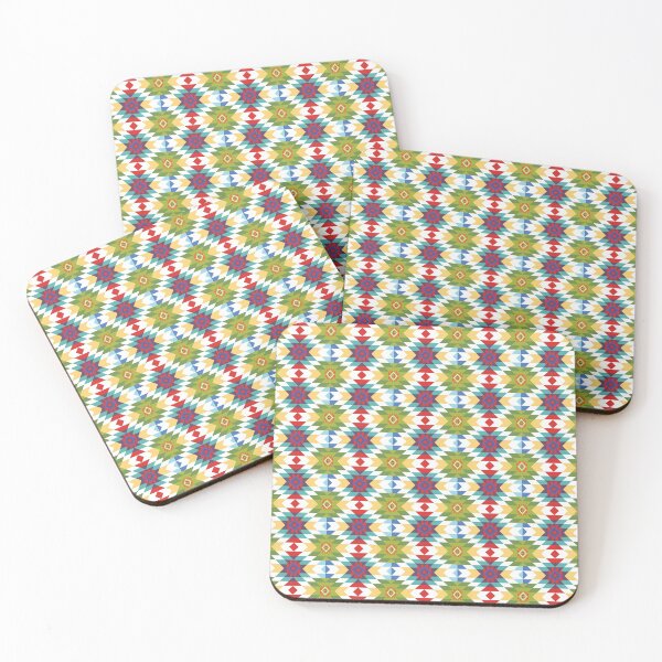 Item preview, colorful ethnic geometric pattern designed and sold by GeomePattern.