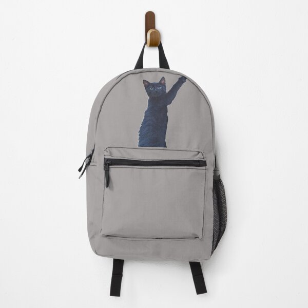 Item preview, Climbing Cat. Funny, cute black cat. Photo, photograph designed and sold by JellyBeenzz.