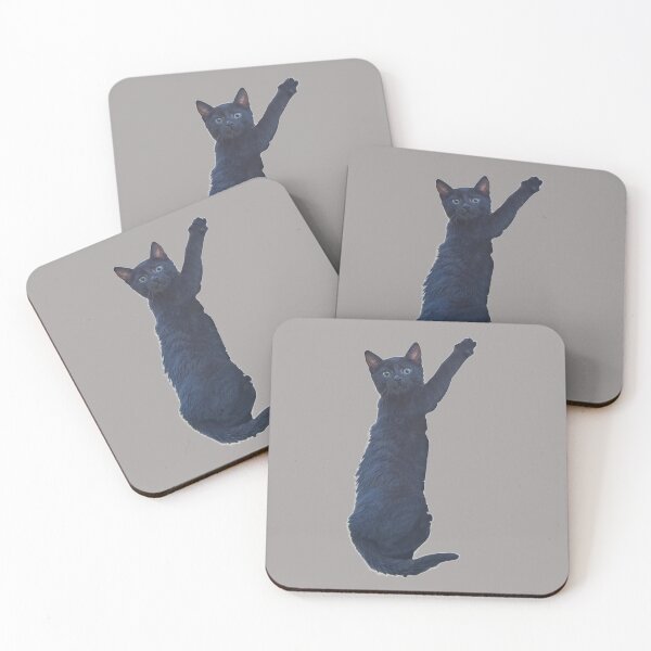 Item preview, Climbing Cat. Funny, cute black cat. Photo, photograph designed and sold by JellyBeenzz.