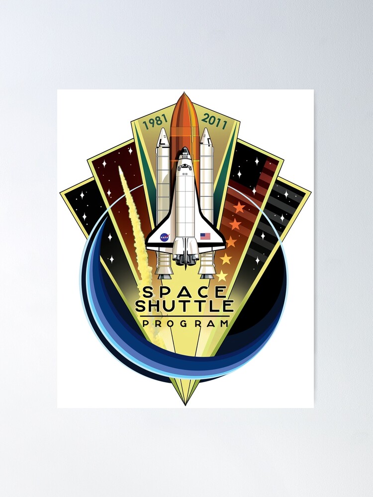  Patch 4 inch - Space Shuttle 20th Anniversary - NASA