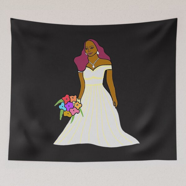 Item preview, Empowered Woman with her Nice Wedding Dress ! designed and sold by drawkwardly.