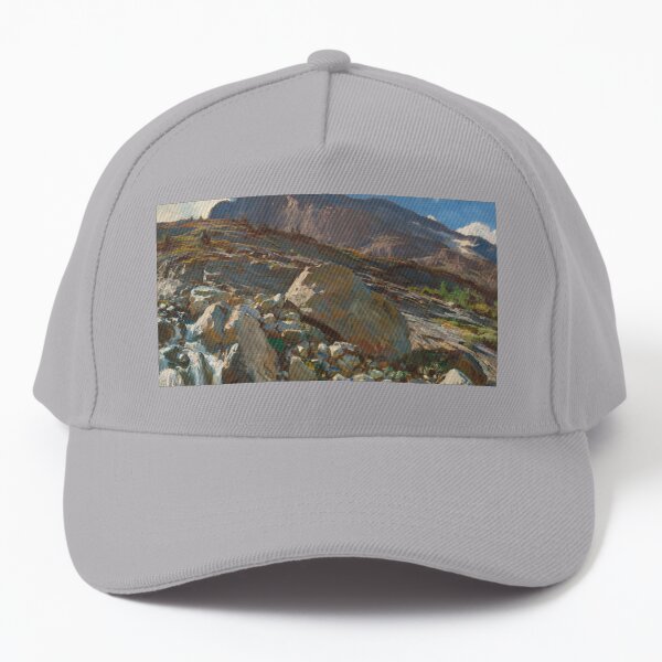 Simplon Pass Oil Painting by John Singer Sargent Baseball Cap
