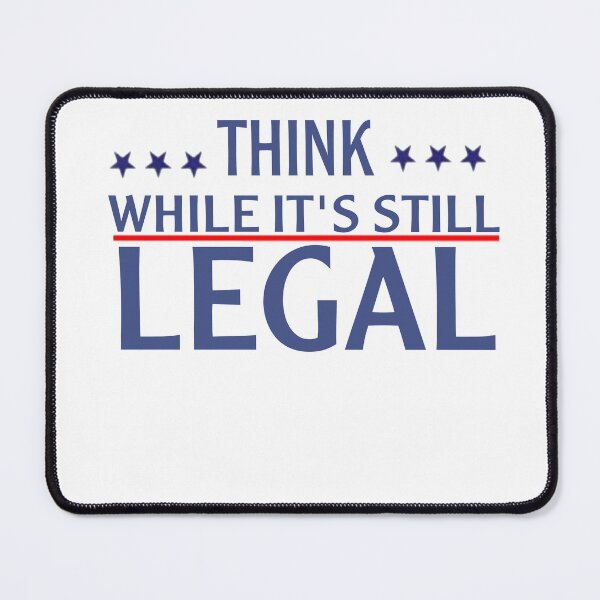 Item preview, Think While It's Still Legal Political Classic T-Shirt designed and sold by Nedskr.
