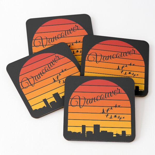 Item preview, Vancouver Skyline Retro Sunset  designed and sold by ACC .