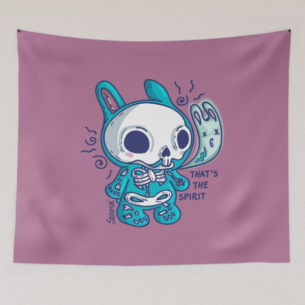 Item preview, Kawaii Cute bunny skeleton with spirit. That's the spirit designed and sold by SPIRIMAL.