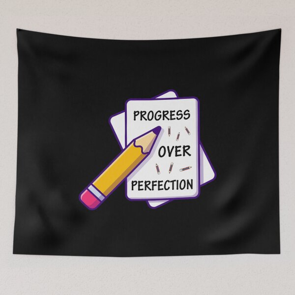 Item preview, Motivational Progress Over Perfection Back To School Teacher designed and sold by Simo200.