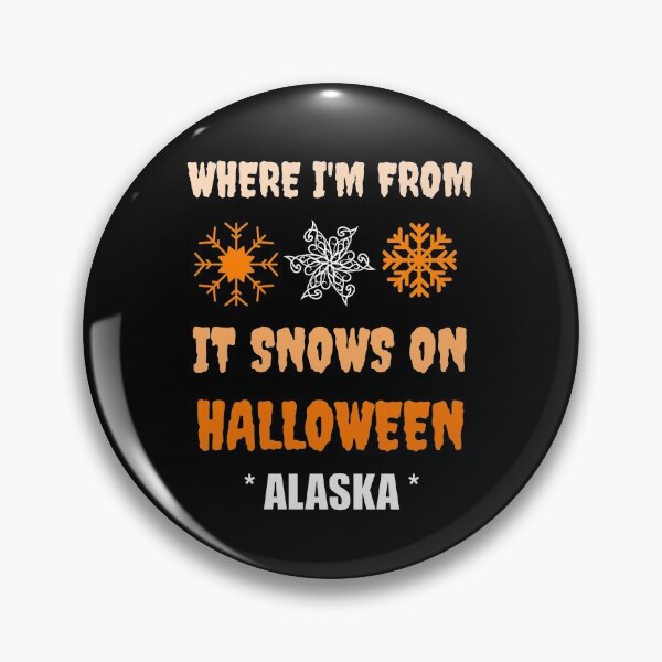 Item preview, Snow On Halloween In Alaska designed and sold by artfulnotebook.