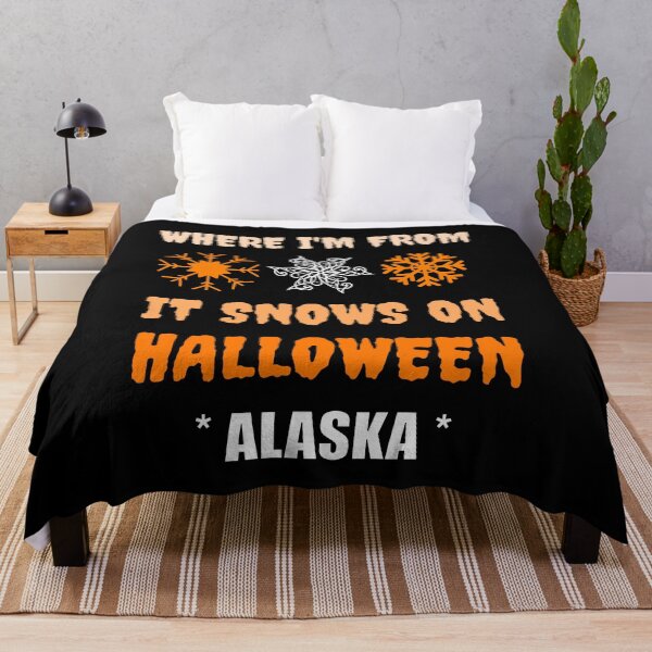 Item preview, Snow On Halloween In Alaska designed and sold by artfulnotebook.