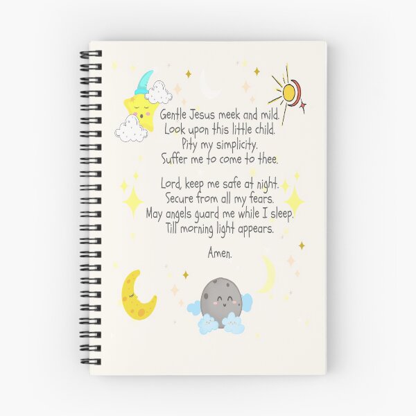 Item preview, Children Prayer - Gentle Jesus Prayers  designed and sold by Tovahblue.