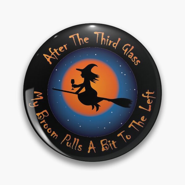 Item preview, Halloween Wine Witch designed and sold by FunFoxDesign.