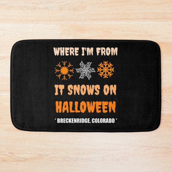 Item preview, Snow On Halloween In Breckenridge designed and sold by artfulnotebook.