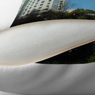 Alternate view of Engulfed in the Scene Throw Pillow