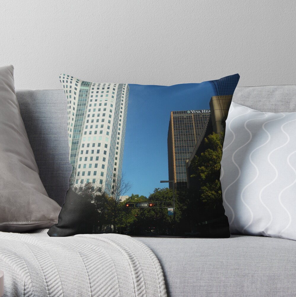 Engulfed in the Scene Throw Pillow