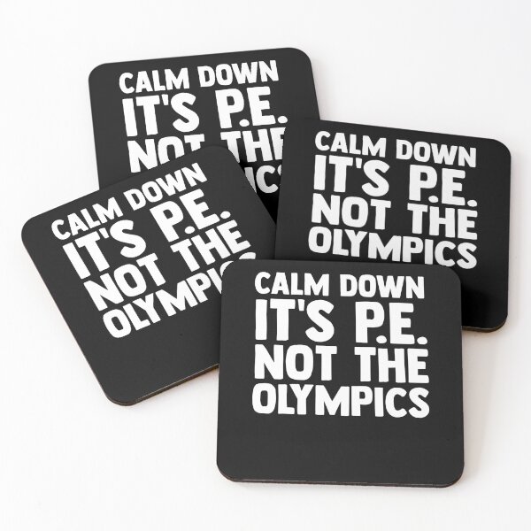 Item preview, Calm Down It's PE Not PE Instructors Physical Education designed and sold by Nessshirts.