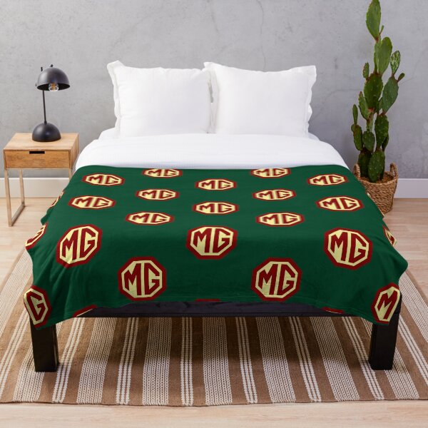 Classic Cars Logo - MG Throw Blanket