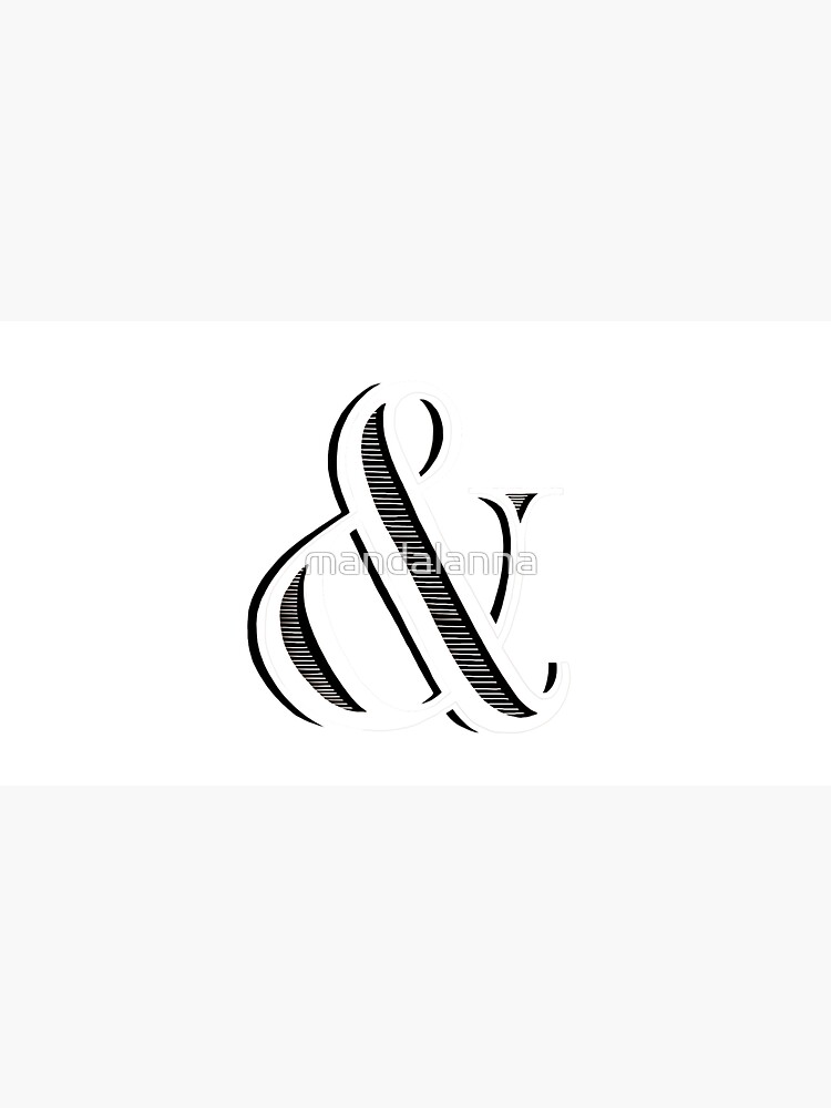 Ampersand by mandalanna