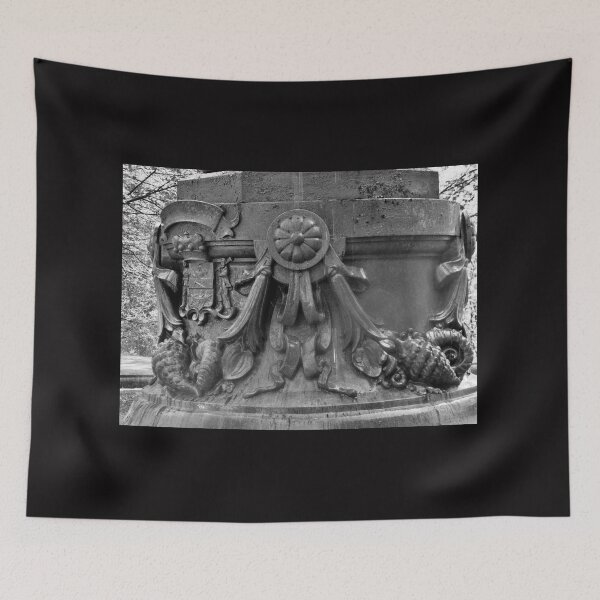 Item preview, The base of the fountain Strathcona Park, Ottawa, ON in b/w designed and sold by Shulie1.