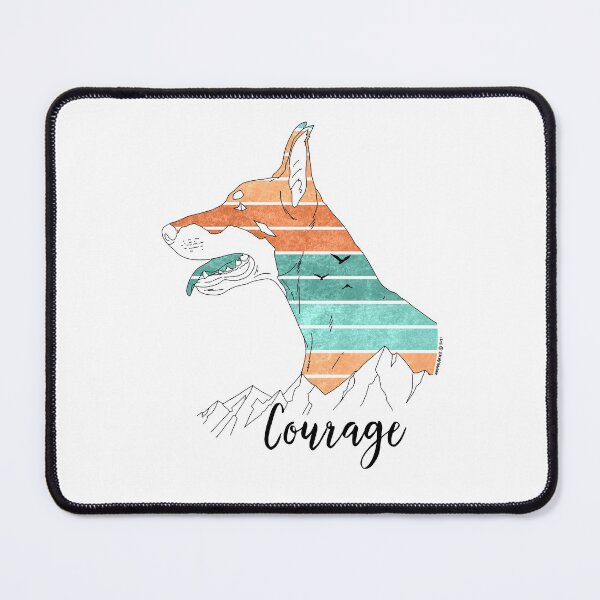 Item preview, Doberman Courage - Black Line art designed and sold by Art by RK (prev. AnimalArtist).