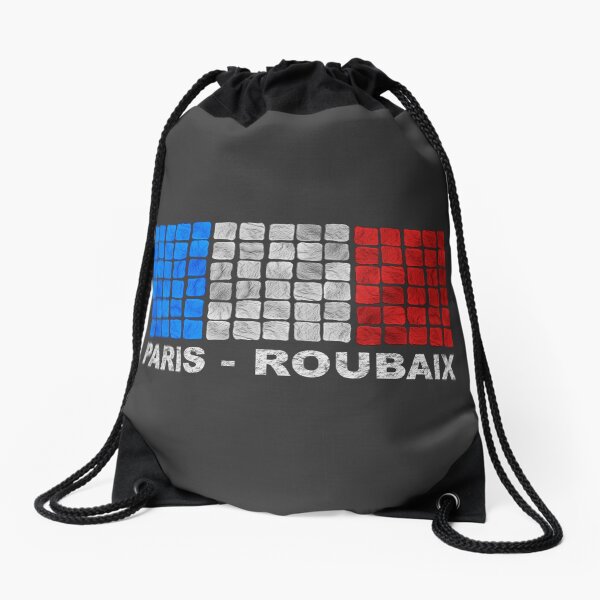 Paris - Roubaix. The Hell of the North Drawstring Bag