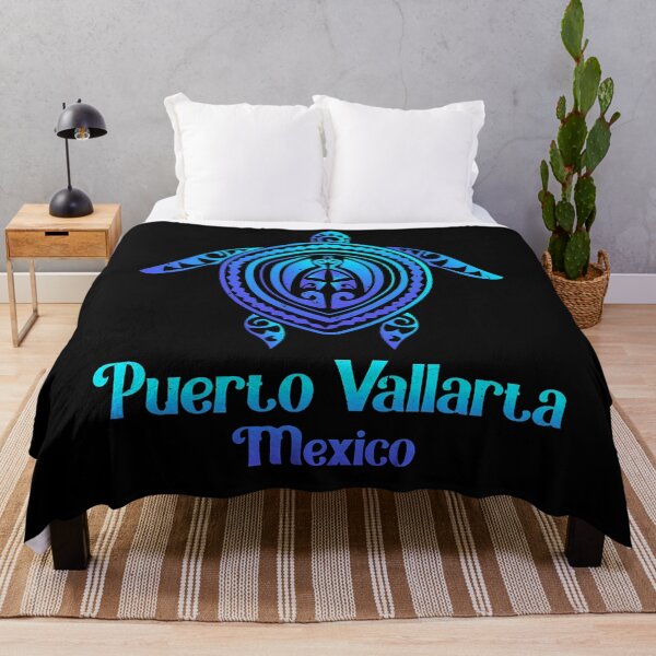 Item preview, Puerto Vallarta Mexico Souvenirs Tropical Blue Sea Turtle designed and sold by ZorraZaid.
