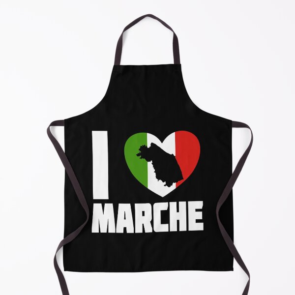 Item preview, I Love Marche - Italian Heart With Marche Silhouette designed and sold by molamode.