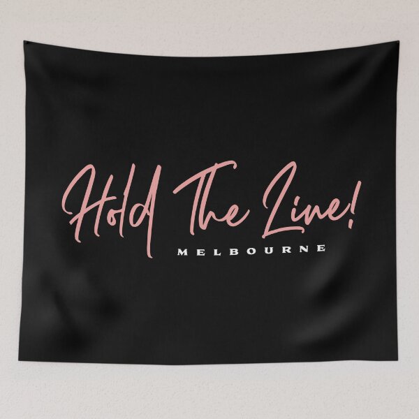 Item preview, Hold The Line Australia Melbourne Lockdown  designed and sold by lozchai.