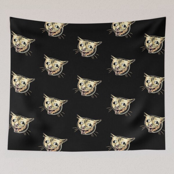 Item preview, Coughing Cat Meme  designed and sold by okpinsPets.