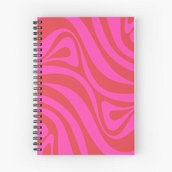 Item preview, New Groove Retro Swirl Abstract Magenta Pink Red designed and sold by kierkegaard.